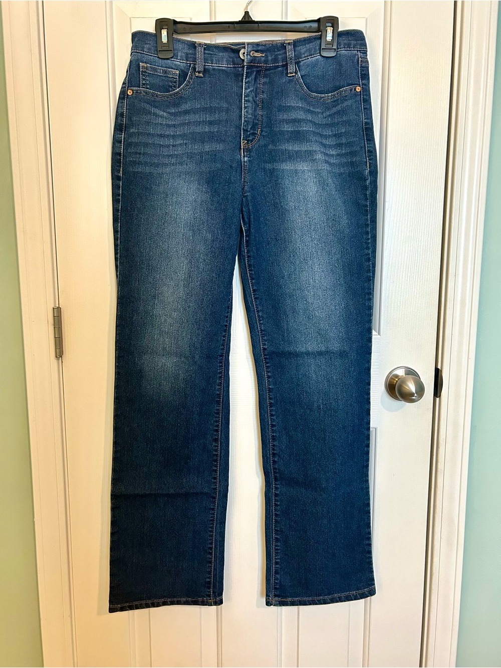 Wallflower Dark Blue Straight Leg Jeans